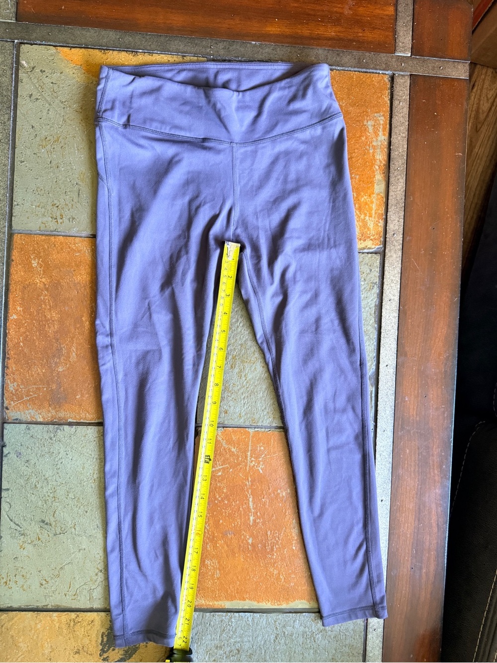 Fabletics small pants navy blue leggings athletic leisure workout gym lounge